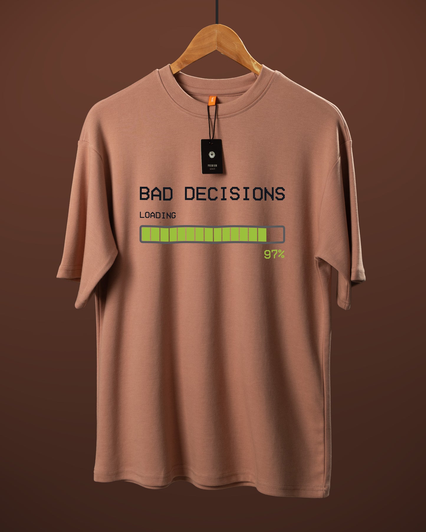 Bad Decisions Loading Oversized T-Shirt